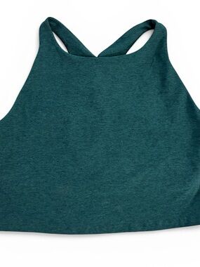 Beyond Yoga Spacedye High Neck Crop Tank Green XL Soft Wide Strap